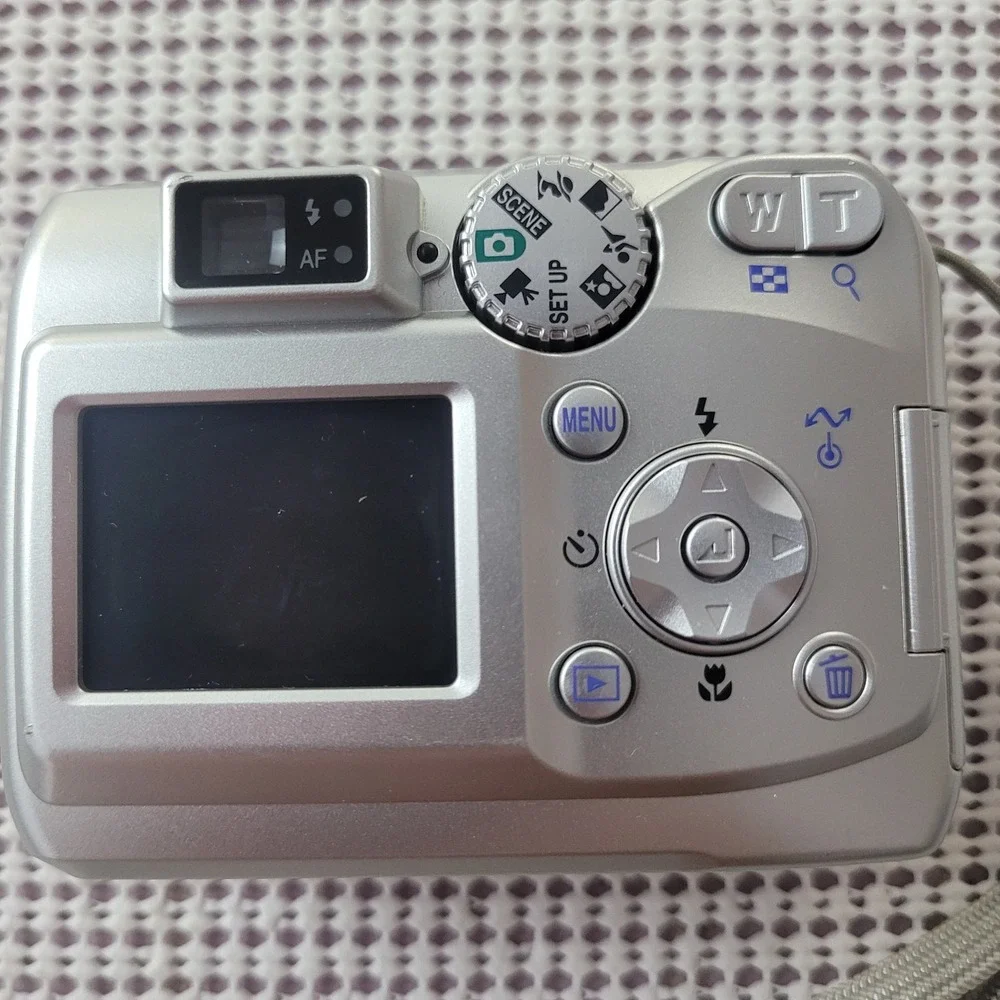 Nikon COOLPIX 3200 Digital Camera 3.2MP 3x Optical Zoom Silver With Lowepro Case